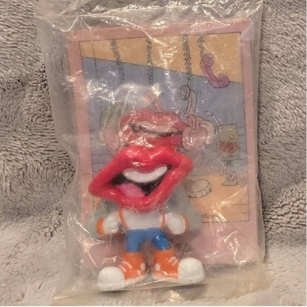 Vintage 1990s Tang Trio Flap The Rapper PVC Figure Sealed Will Vinton Claymation
